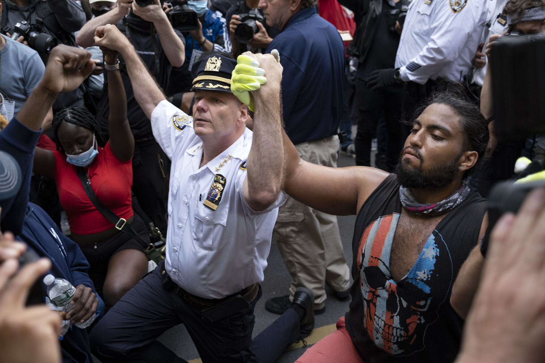APTOPIX America Protests New York
